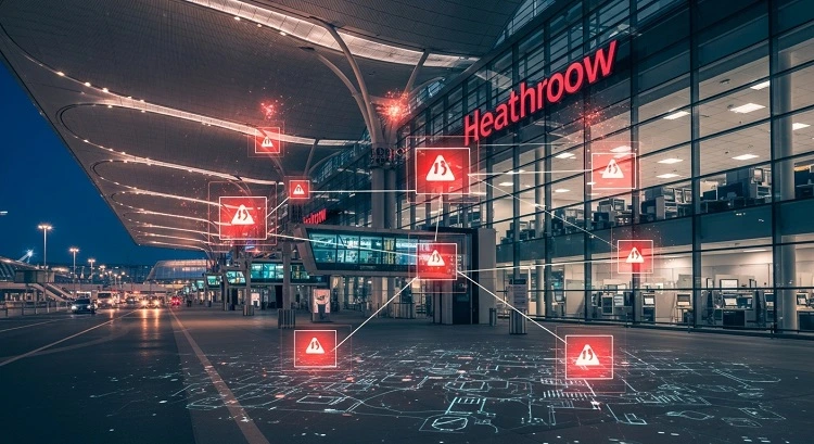 heathrow airport cyber attack